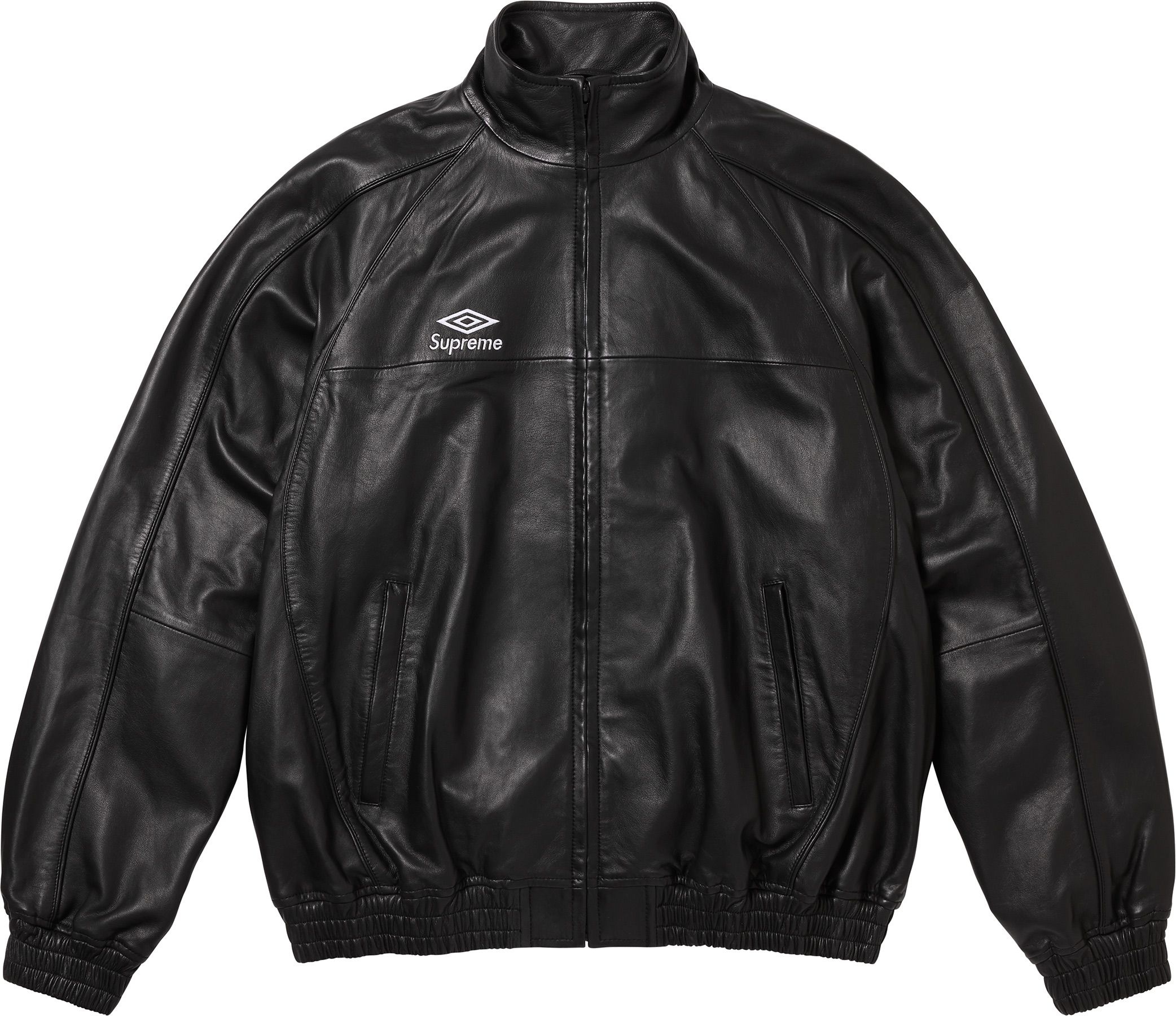 Supreme®/Umbro® Leather Track Jacket view 16